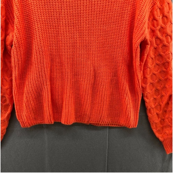 🍊Citrus long sleeve sweater! Sz L/XL - Picture 4 of 9